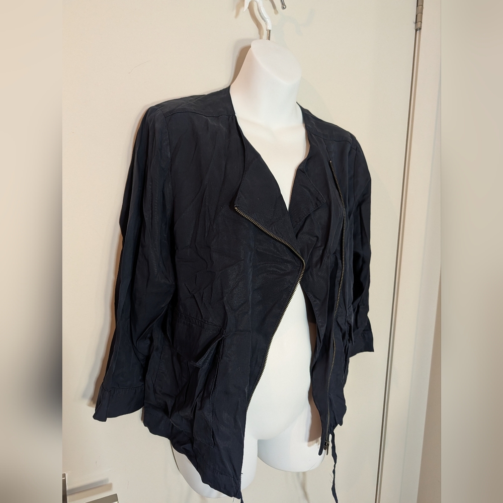 Suzy Shier Black Utility Jacket